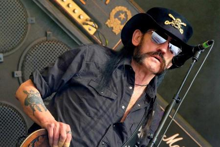 Lemmy Kilmister auf dem Glastonbury Festival 2015 Lemmy Kilmister auf dem Glastonbury Festival 2015