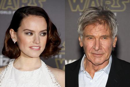 Zwischen Daisy Ridley und Harrison Ford besteht ein deutliches Gehaltsgefälle Zwischen Daisy Ridley und Harrison Ford besteht ein deutliches Gehaltsgefälle