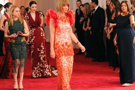Anna Wintour darf auf ihrer Met Gala natürlich nicht fehlen