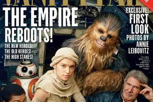 Die neuen und die alten "Star Wars"-Recken auf dem Cover der Juni-Ausgabe der "Vanity Fair"