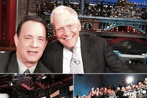 David Letterman: Zum Abschied ein Selfie-Stick-Kurs von Tom Hanks