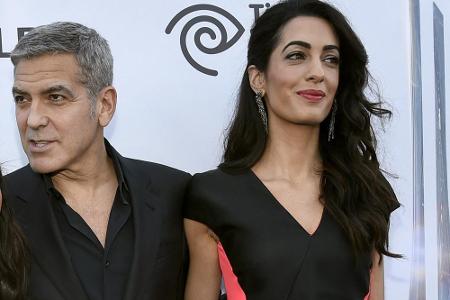 George und Amal Clooney bei der Premiere von George und Amal Clooney bei der Premiere von