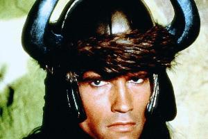 Paraderolle: Arnold Schwarzenegger 1981 als "Conan, der Barbar"