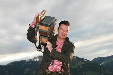 Andreas Gabalier bei der Präsentation seines neuen Albums 