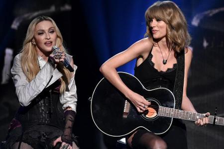 Madonna und Taylor Swift rocken die Madonna und Taylor Swift rocken die