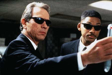 Will Smith und Tommy Lee Jones als Alien-Jäger in 