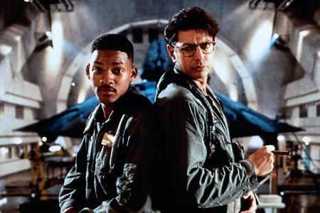 Will Smith und Jeff Goldblum begeben sich am 