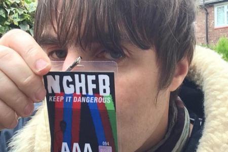 Stolz hält Liam Gallagher seinen Stolz hält Liam Gallagher seinen