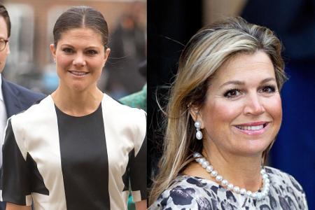 Kronprinzessin Victoria von Schweden (l.) und Königin Máxima der Niederlande teilen sich den Beliebtheits-Thron Kronprinzessin Victoria von Schweden (l.) und Königin Máxima der Niederlande teilen sich den Beliebtheits-Thron