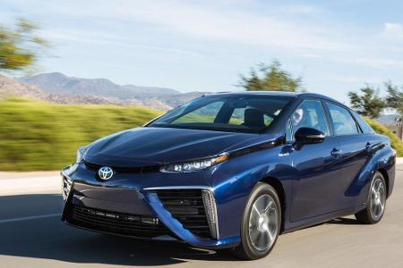 Fahrgastzelle gewöhnungsbedürftig, Brennstoffzelle top: Toyota Mirai