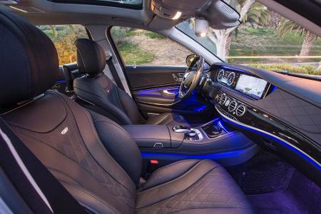 Das Maybach-Cockpit, komfortabler Arbeitsplatz für Chauffeure