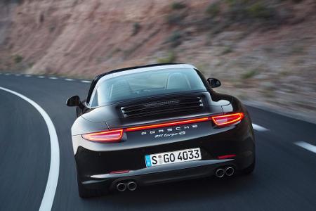Auch der Targa bietet die überragenden Fahreigenschaften eines Elfers