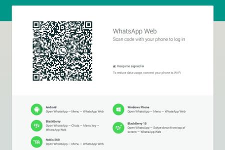 Per QR-Code in die Browserwelt: WhatsApp mit neuem Feature
