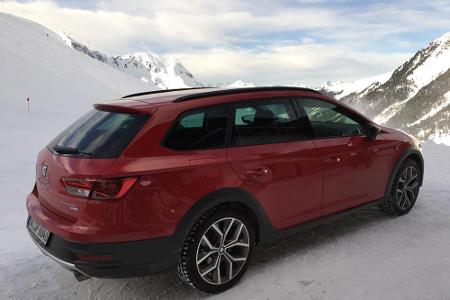 Der neue Seat kommt mit Schnee und Eis problemlos zurecht