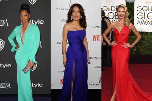 Golden Globes: Farbflash auf dem roten Teppich