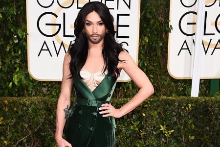 Conchita Wurst in Moosgrün