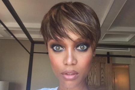 Tyra Banks beweist mit kurzen Haaren, dass ein Topmodel alles tragen kann