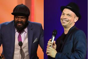Roger Cicero moderiert Echo Jazz 2015 mit Gregory Porter