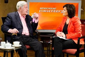 Helmut Schmidt bei Maischberger: "Ich will nicht 100 werden"