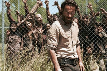 Rick Grimes (Andrew Lincoln) ist der Hauptdarsteller der Zombie-Apokalypse Rick Grimes (Andrew Lincoln) ist der Hauptdarsteller der Zombie-Apokalypse