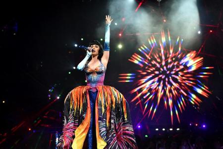 Katy Perry bei einem Auftritt ihrer Katy Perry bei einem Auftritt ihrer