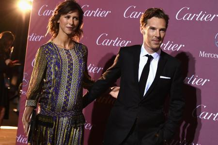 Sophie Hunter (mit kleinem Bäuchlein) und Benedict Cumberbatch Anfang des Jahres auf dem Palm Springs Film Festival Sophie Hunter (mit kleinem Bäuchlein) und Benedict Cumberbatch Anfang des Jahres auf dem Palm Springs Film Festival
