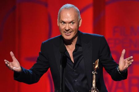 Michael Keaton freut sich über seinen Michael Keaton freut sich über seinen