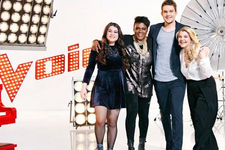 Die Finalisten der letzten Staffel: (v.l.) Lina Arndt, Marion Campbell, Andrei Vesa und Charley Ann Schmutzler Die Finalisten der letzten Staffel: (v.l.) Lina Arndt, Marion Campbell, Andrei Vesa und Charley Ann Schmutzler