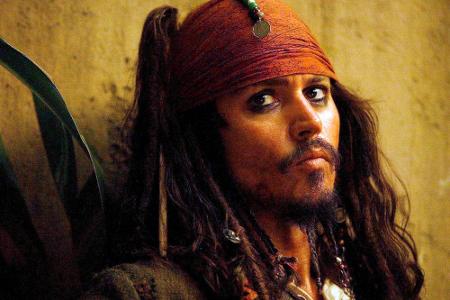 Johnny Depp in seiner Paraderolle als Captain Jack Sparrow Johnny Depp in seiner Paraderolle als Captain Jack Sparrow