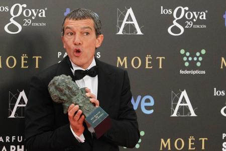 Freute sich sehr über seinen Ehren-Goya: Antonio Banderas Freute sich sehr über seinen Ehren-Goya: Antonio Banderas