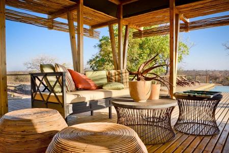 Rundblick vom Hügel: Simbavati Hilltop Lodge