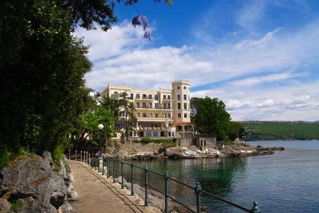 Arbeitsplatz des Saunameisters: Hotel Miramar in Opatija