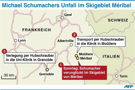 Schumacher zeigt offenbar leichte Zeichen der Besserung