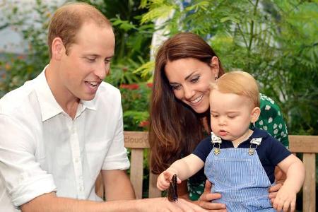 ...Prinz George wieder Eltern werden. 