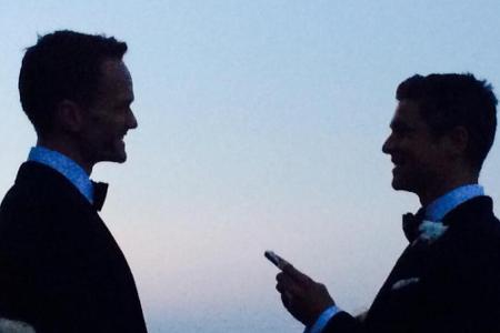 Auf Twitter postete Neil Patrick Harris stolz ein Foto