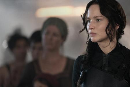 Katniess Everdeen (J. Lawrence) ist in 