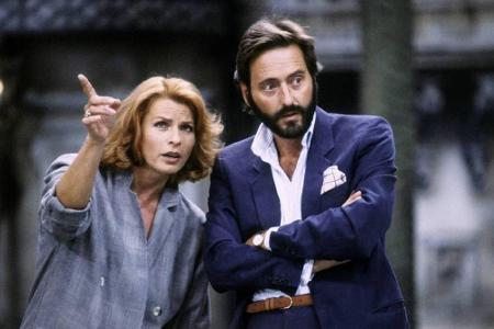 Zwei die sich lange kennen: Senta Berger und Helmut Dietl 1986 in Zwei die sich lange kennen: Senta Berger und Helmut Dietl 1986 in