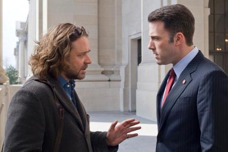 Cal McAffey (Russell Crowe) ermittelt gegen Stephen Collins (Ben Affleck) Cal McAffey (Russell Crowe) ermittelt gegen Stephen Collins (Ben Affleck)