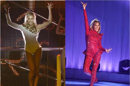 Helenes Bühnen-Outfits sind sexy, sportlich und spektakulär Helenes Bühnen-Outfits sind sexy, sportlich und spektakulär