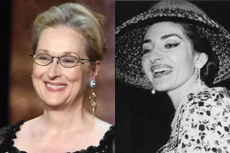 Hollywood-Star Meryl Streep (li.) wird zu Star-Sopranistin Maria Callas Hollywood-Star Meryl Streep (li.) wird zu Star-Sopranistin Maria Callas