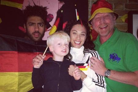 So sieht die WM 2014 bei der Familie Becker aus So sieht die WM 2014 bei der Familie Becker aus