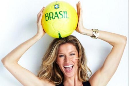 Gisele Bündchen ist im WM-Fieber Gisele Bündchen ist im WM-Fieber