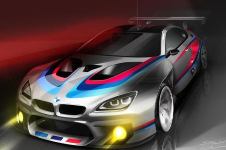 Die erste Veröffentlichte Skizze des M6 GT3