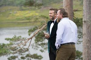 David Beckham und Guy Ritchie drehen Whisky-Werbung