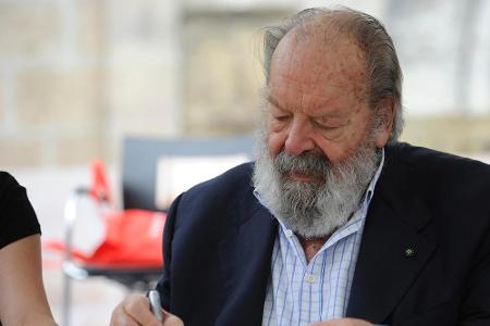Bud Spencer bei einer Autogrammstunde Bud Spencer bei einer Autogrammstunde