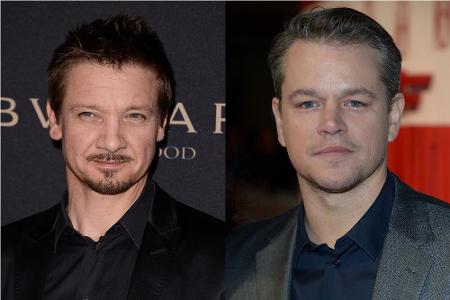 Neues Action-Duo? Jeremy Renner (l.) und Matt Damon Neues Action-Duo? Jeremy Renner (l.) und Matt Damon