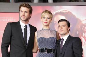 Jennifer Lawrence und Liam Hemsworth bei "Wetten, dass..?"