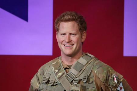 Prinz Harry als Soldaten-Wachsfigur bei Madame Tussauds Prinz Harry als Soldaten-Wachsfigur bei Madame Tussauds