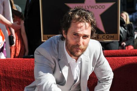 Matthew McConaughey bekam einen Stern auf dem Walk-of-Fame Matthew McConaughey bekam einen Stern auf dem Walk-of-Fame