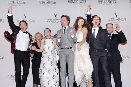 Ausgelassener Jubel bei den Emmy-Gewinnern Ausgelassener Jubel bei den Emmy-Gewinnern